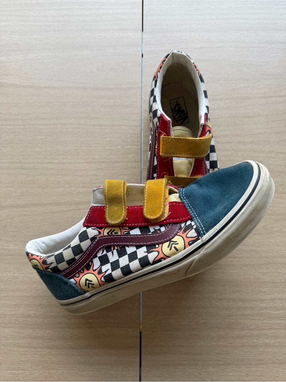 Vans + Parks Project Women’s Velcro Sneakers Size 8 - Read Description - Picture 2 of 5